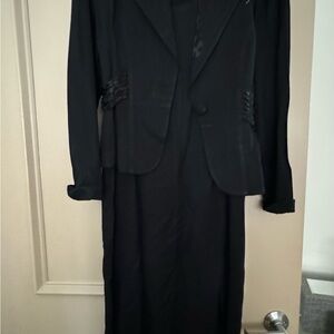 Vintage 90s! Black Long Sleeve blazer and dress!